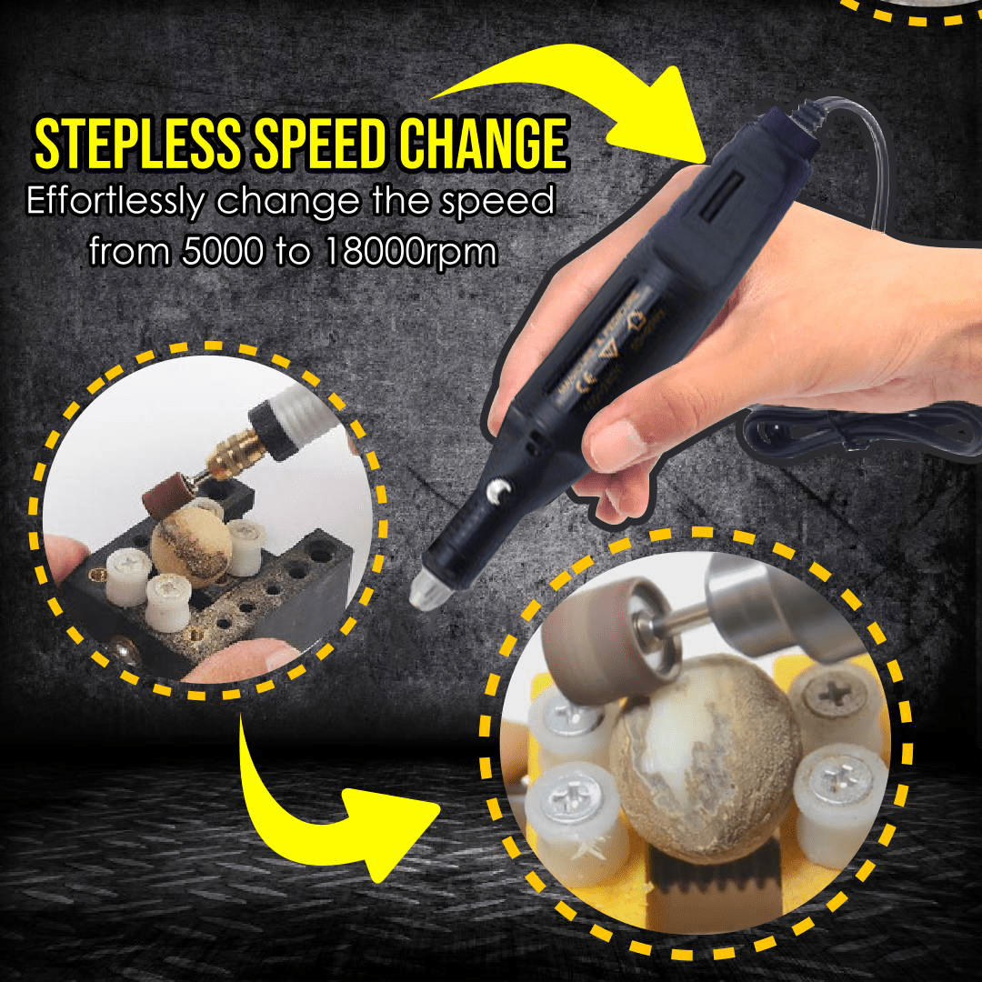 ELECTRIC MINI GRINDER & CARVING TOOL KIT