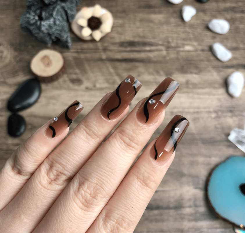 Brown Nail Designs for 2023 Morovan