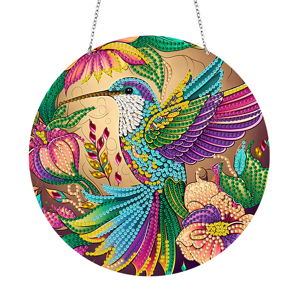 DIY Diamond Painting Suncatchers Bird Double Side