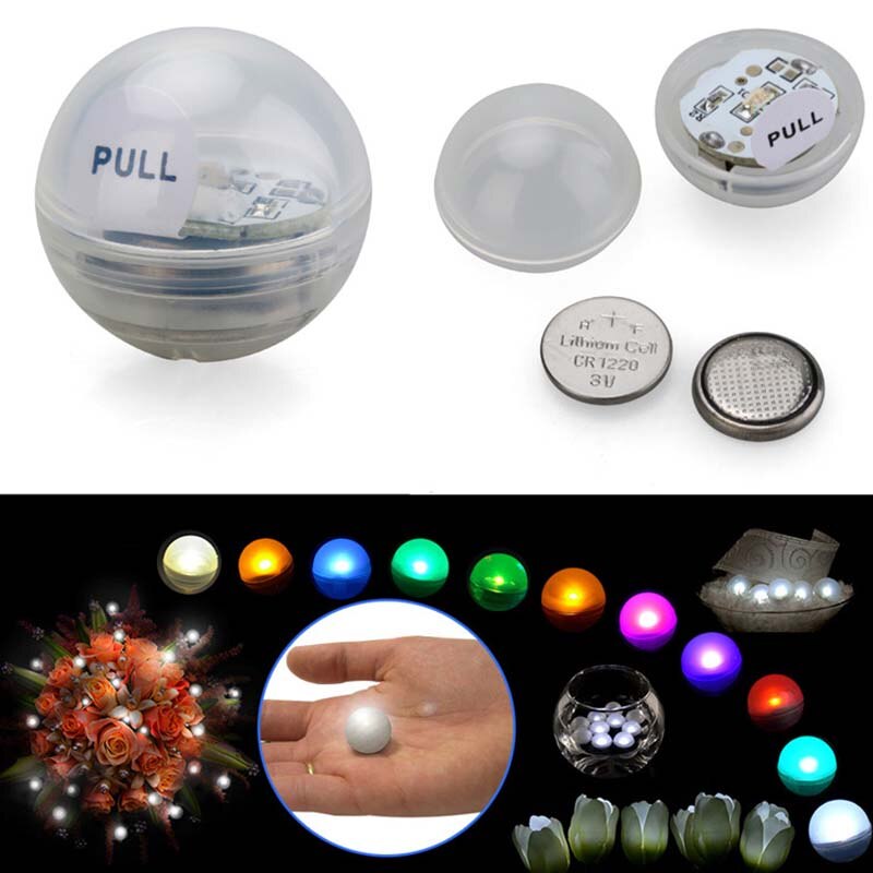 IP68 Waterproof LED Floating Ball Underwater Vase Light RGB Submersible Swimming Pool lights for