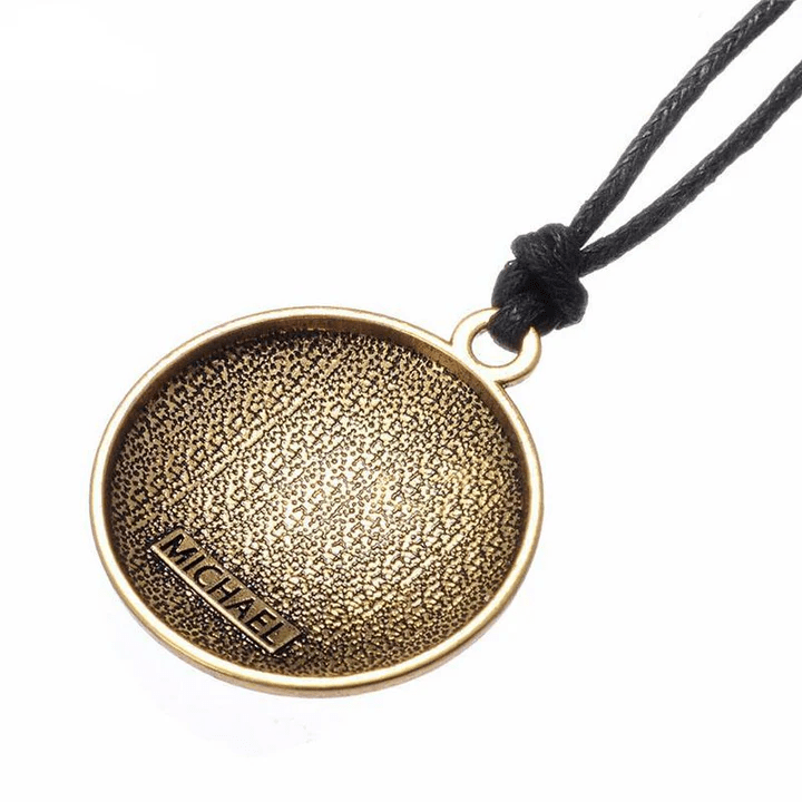 Sigil of the Archangel Michael Amulet Protection Necklace For Gift
