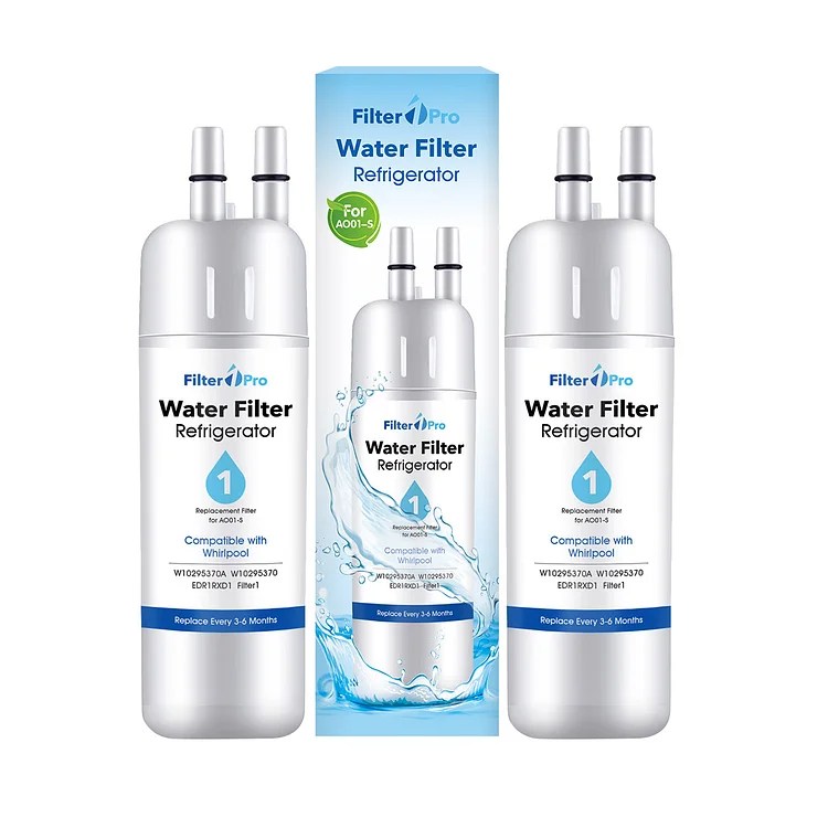 2 pk Filter1pro AO01 Replacement Refrigerator Water Filter for P8WB2L