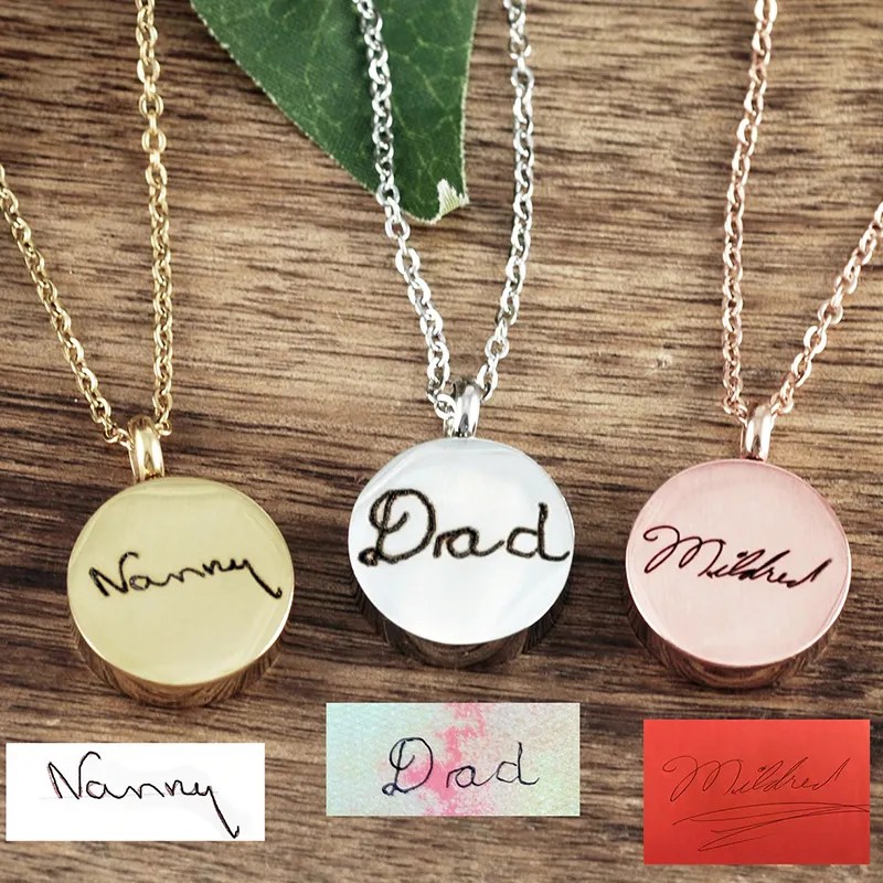 Personalized Handwriting Necklace Gifts For Loved Ones