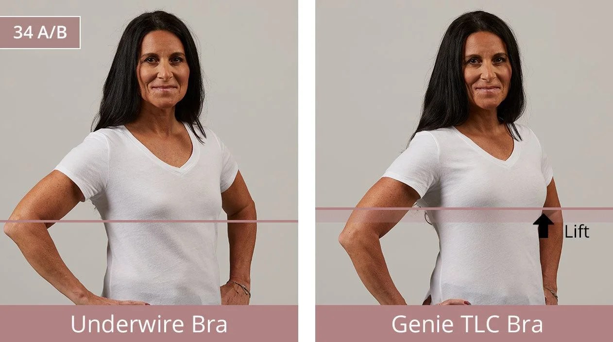Genie Tlc Bra True Lift Comfort Bra (3 Pack）