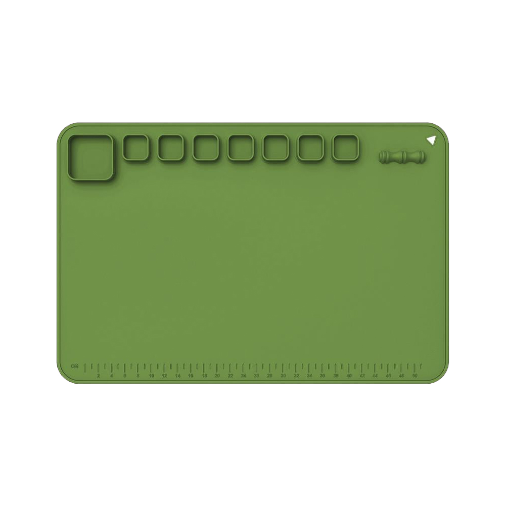 DIY Diamonds Painting Pad Foldable Silicone Fixed Mat Accessories (Green)