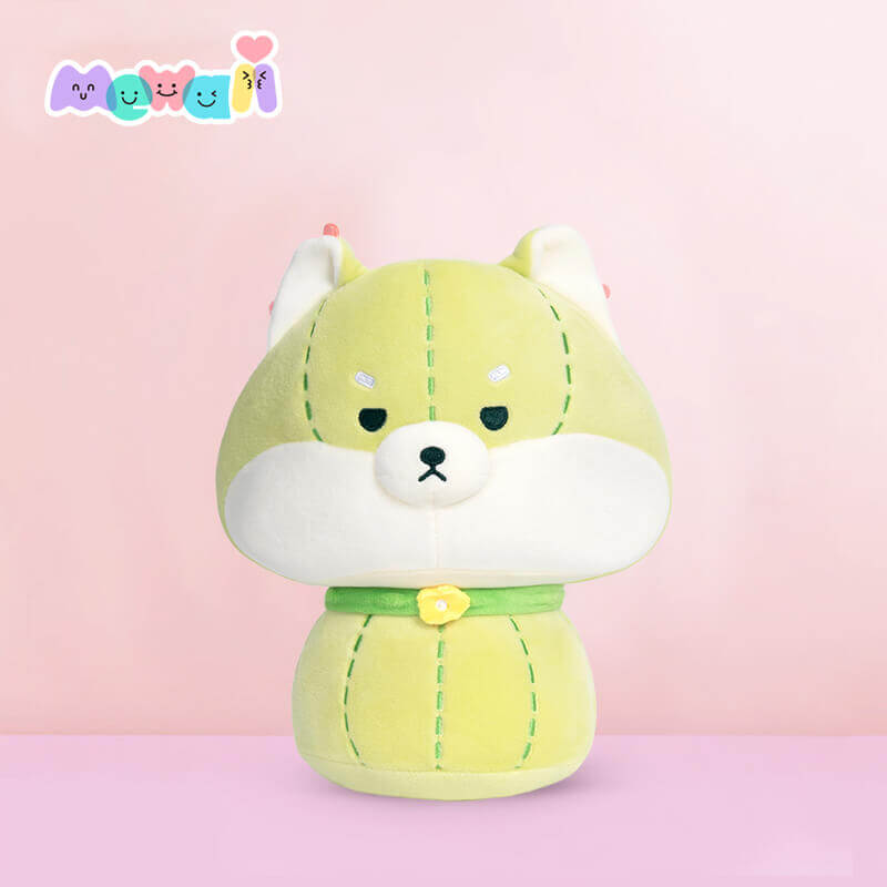 Mewaii Mushroom Family Cactus Dog Kawaii Plush Pillow Squish Toy
