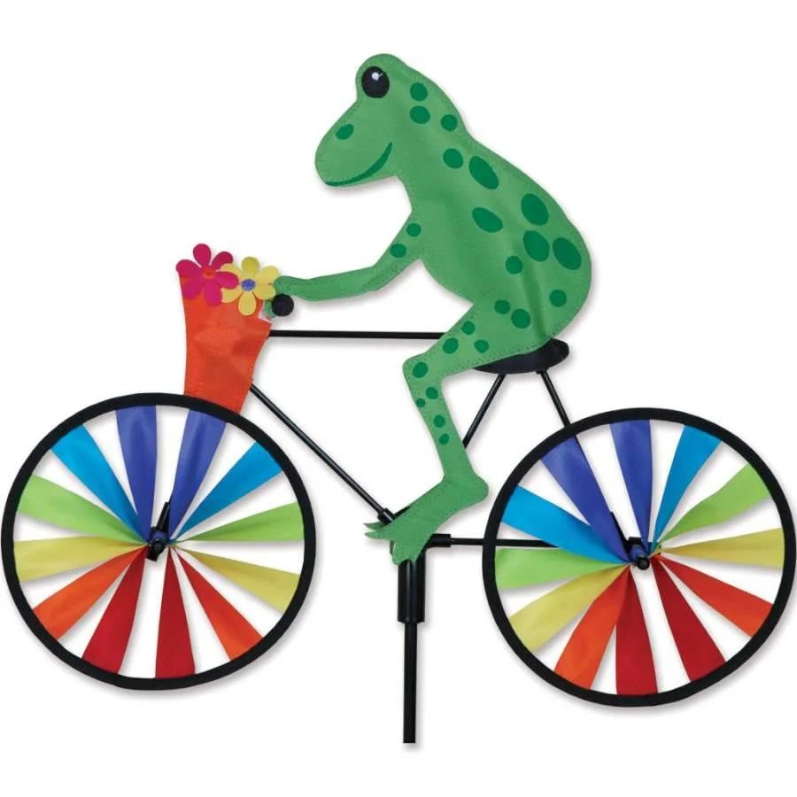 Frog Bicycle Wind Spinner