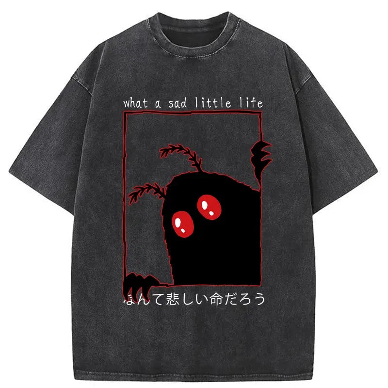 Peeking Mothman Washed Vintage TShirt