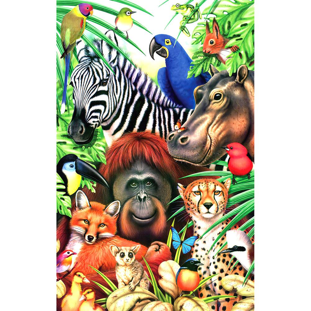 1000pcs Paper Jigsaw Puzzles Animal Zoo