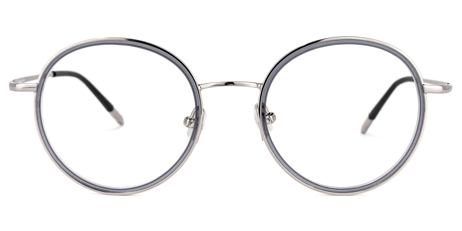 Werne Round Gray Eyeglasses Vooglam UK