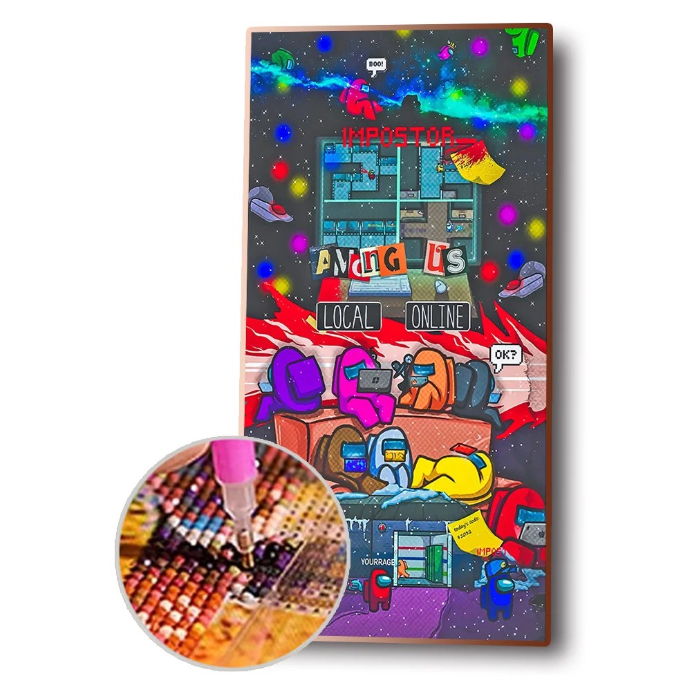 Among UsFull Round Drill Diamond Painting(80*40cm)