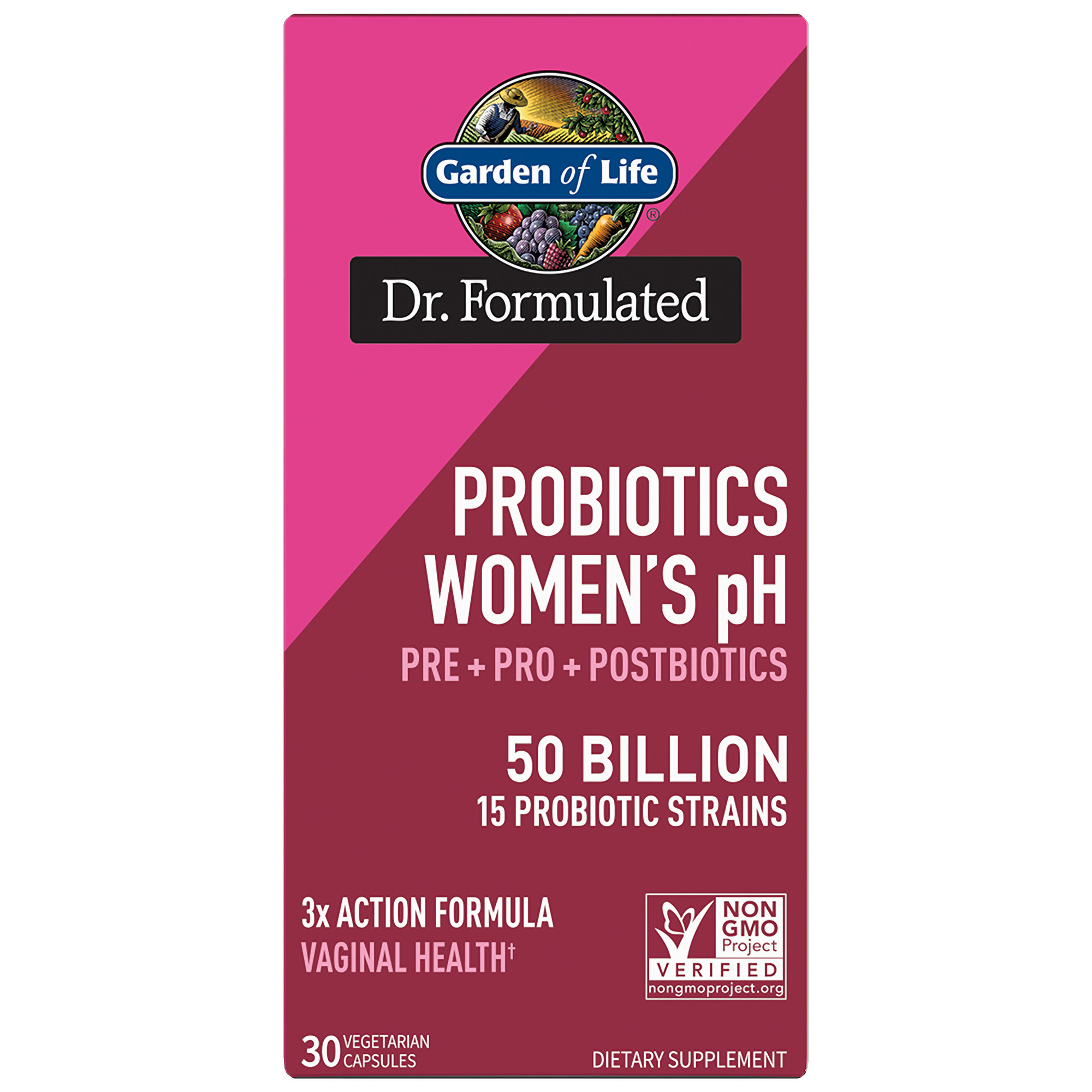 Dr. Formulated Probiotics Womens pH 50B 30ct Vitamin World