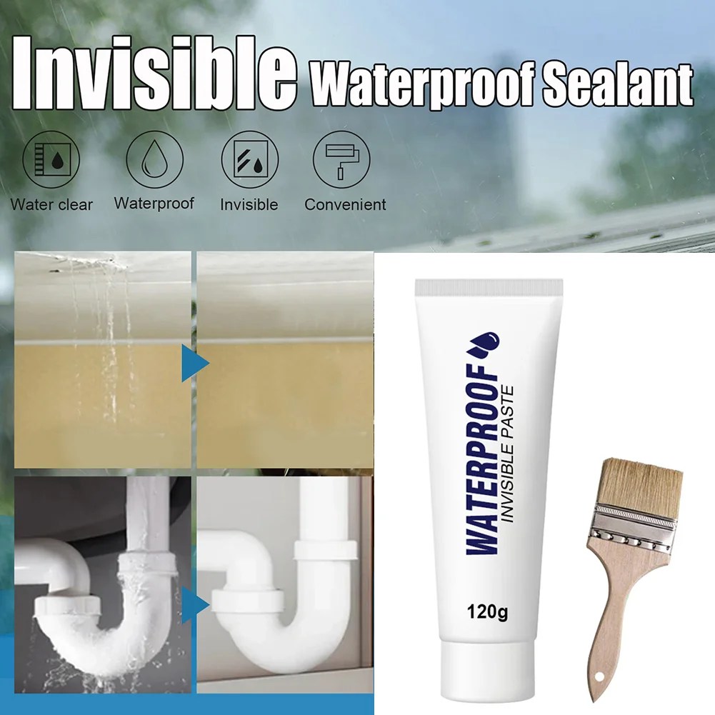 Waterproof Glue Wall Bathroom Repair Paste Sealant Mighty Glue with Brush