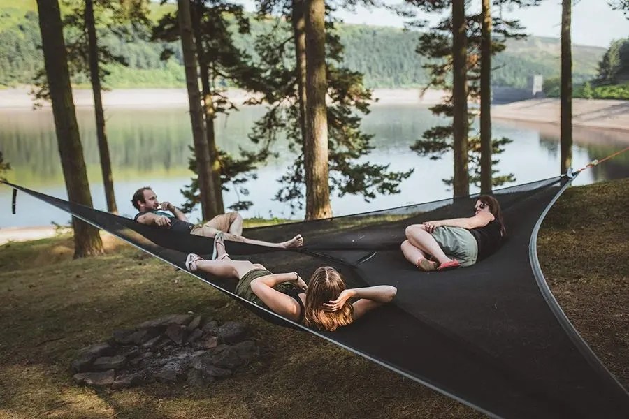 MULTIPERSON HAMMOCK PATENTED 3 POINT DESIGN