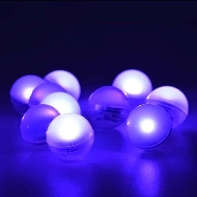 IP68 Waterproof LED Floating Ball Underwater Vase Light RGB Submersible