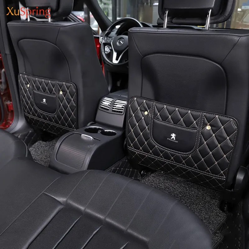 for 2016 2017 2018 2019 2020 Peugeot 3008 5008 Car Rear Seat Antikick