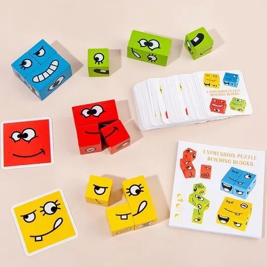 Thinking Training Children FaceChanging Rubik's Cube
