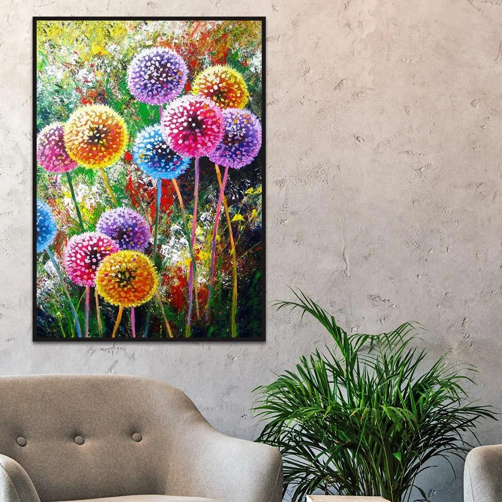 Dandelion Full Round Diamond Painting