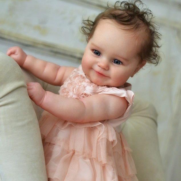 22"Little Prudence Cute Reborn Baby Doll Realistic And Cute