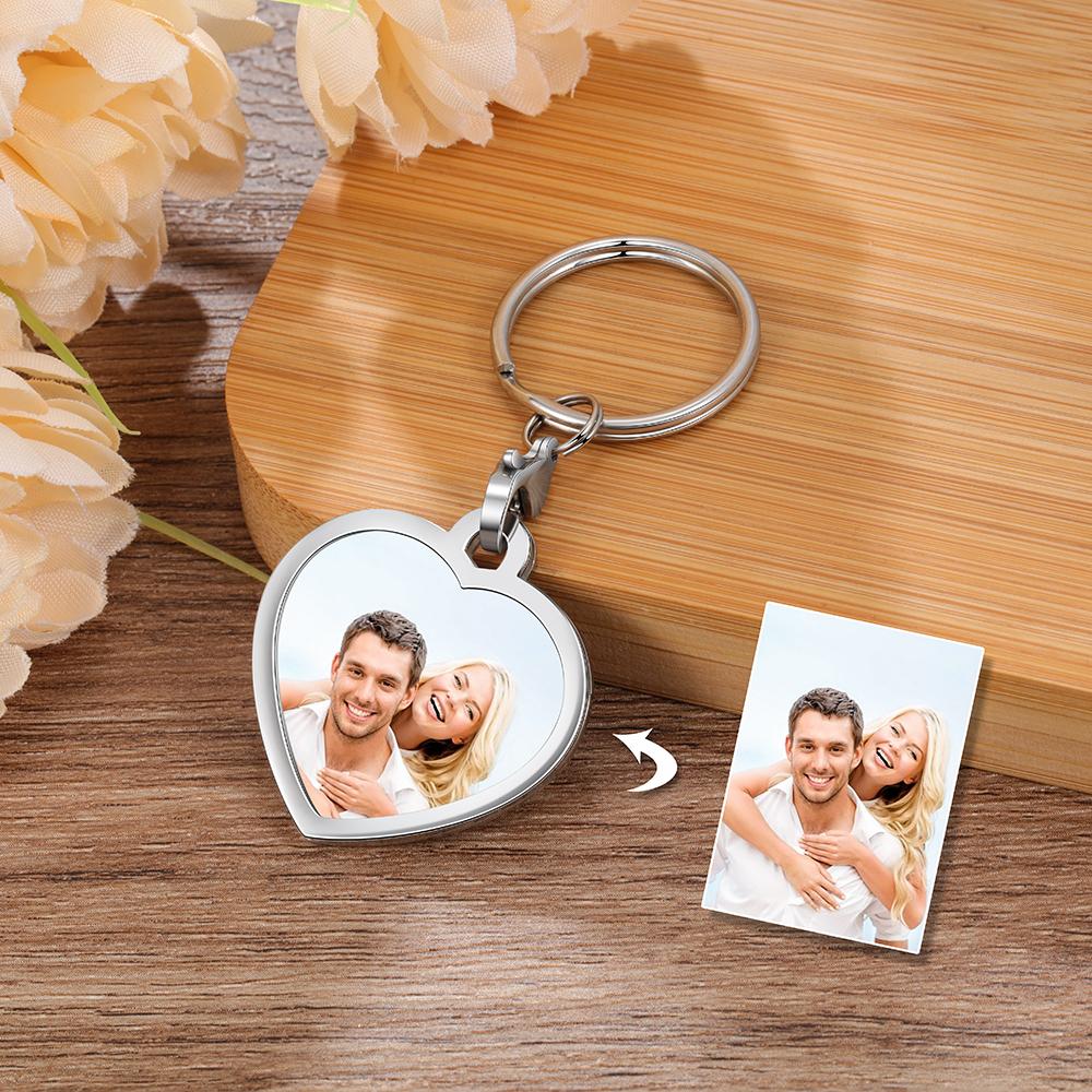 Personalized Photo Keychain Best Gift Idea