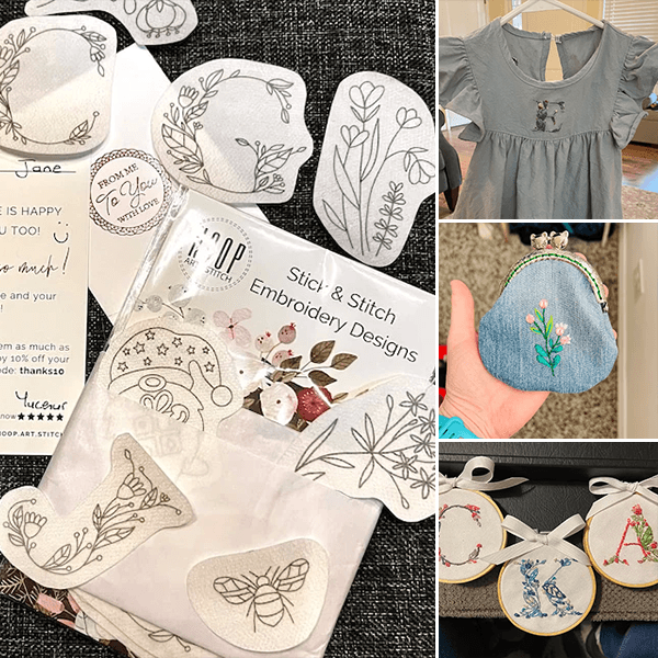 Water Soluble Embroidery Pattern Series