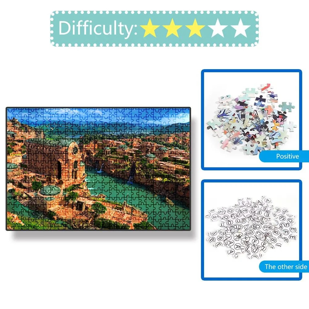 1000pcs Paper Jigsaw Puzzles Emerald City