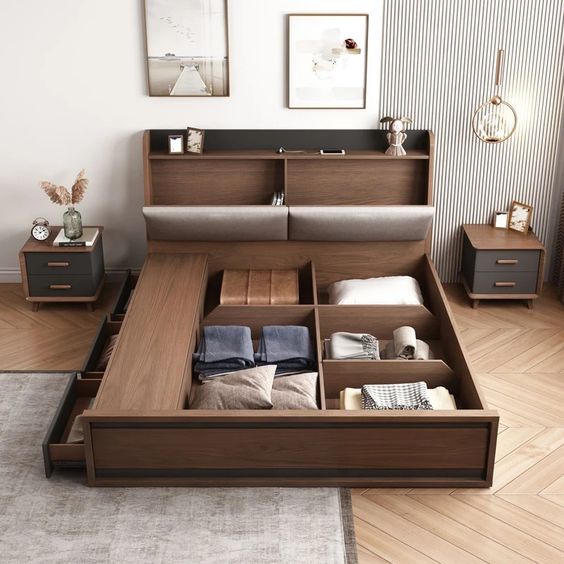 Contemporary Bed Designs Wood