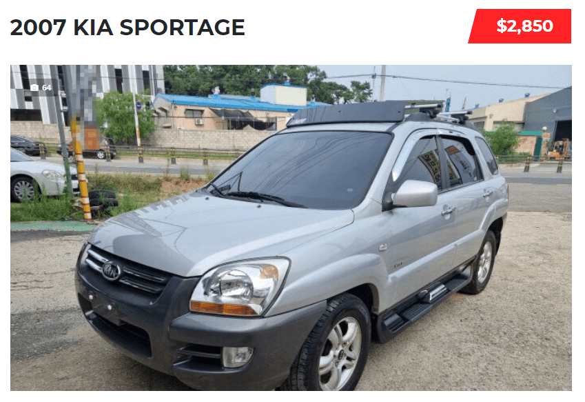Used Car SUV Directly from South Korea