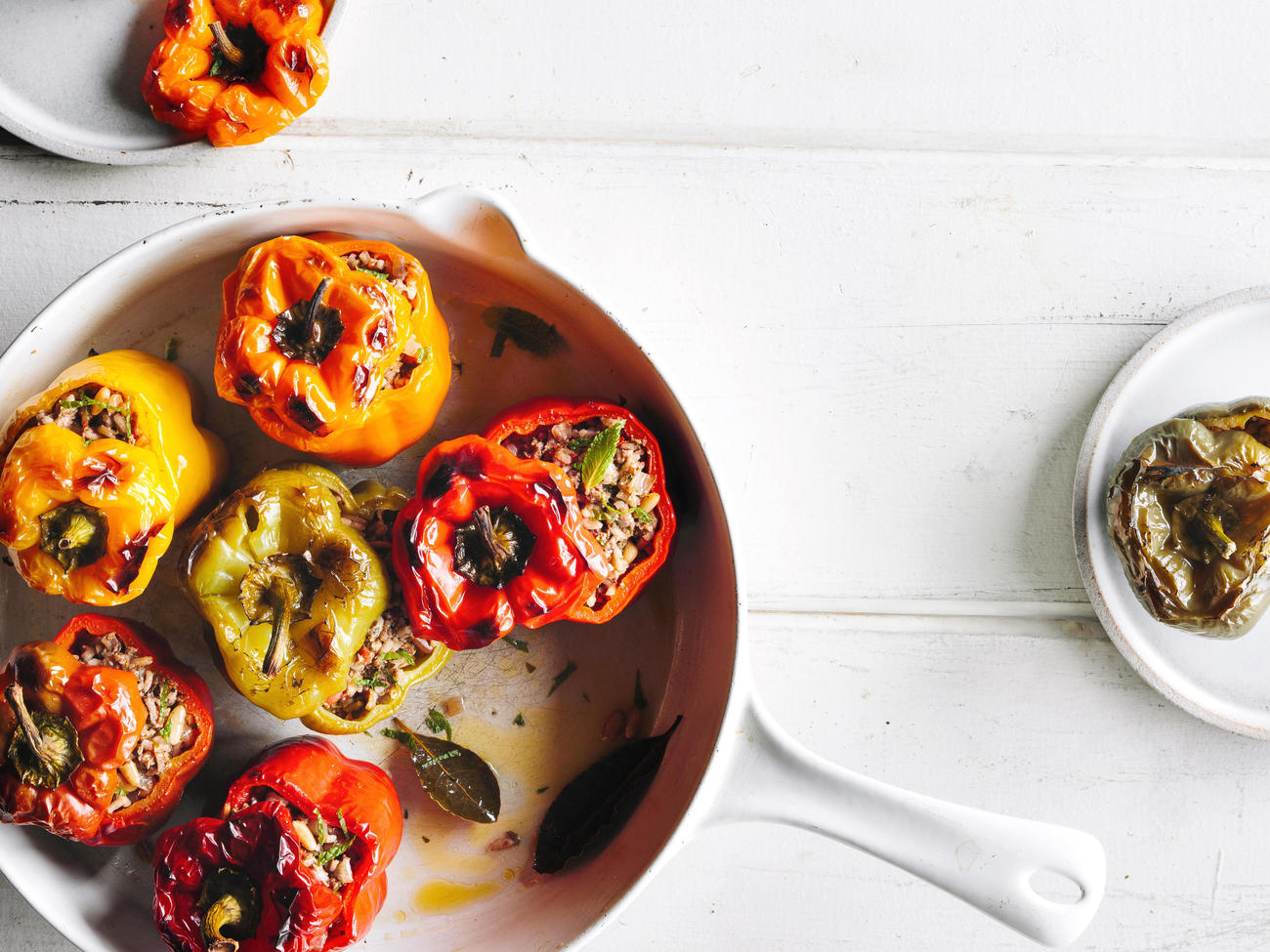 Stuffed Peppers with Lamb and Mint Recipe Sunset Magazine