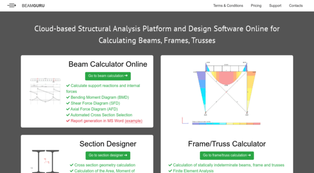 Beam Calculator... BEAMGURU
