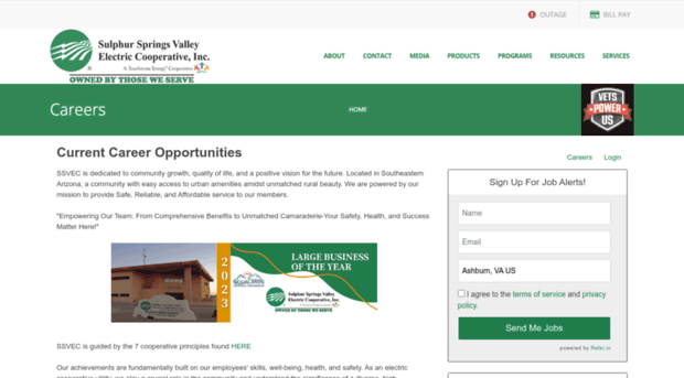 Job Listings Sulphur Springs... Ssvec