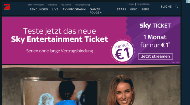 user.sixx.de ProSieben.de TV Programm, Vi... User Sixx