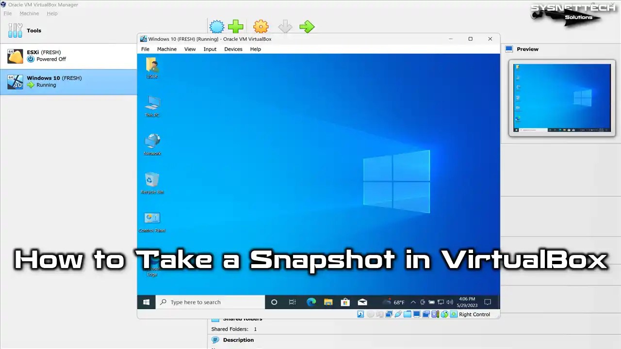 How to Take a Snapshot in VirtualBox Easy Guide!