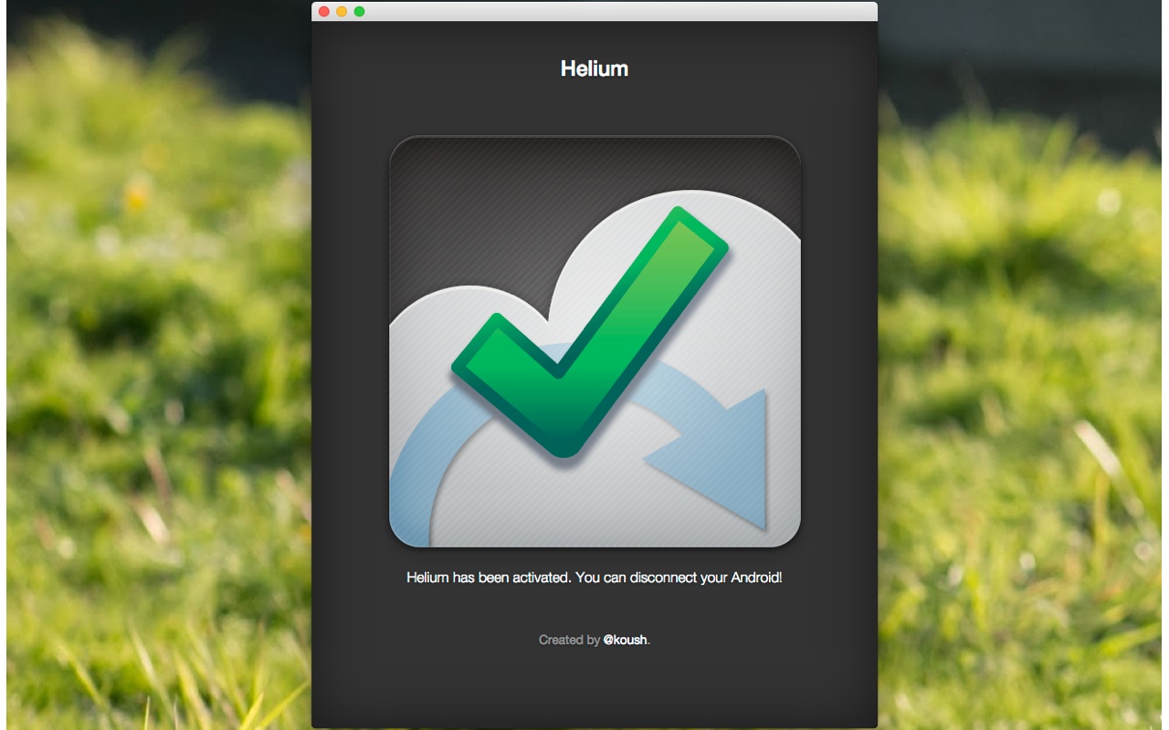 Helium Backup gets a Chrome app