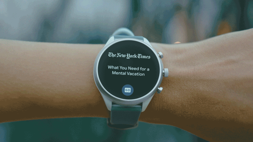 wear os widgets