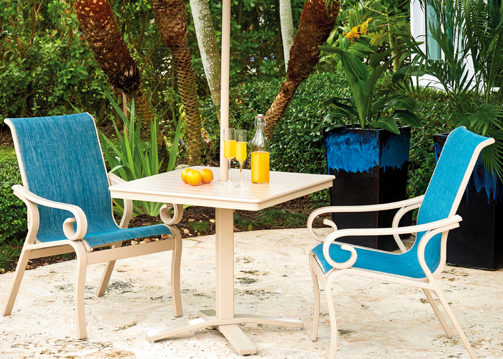 Marine Grade Polymer Top Table CollectionTelescope Casual Furniture