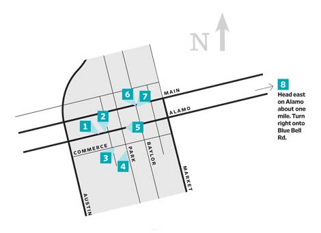 Downtown Brenham Texas Monthly