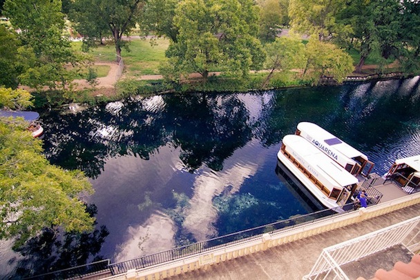 The Texas ToDo List Take a GlassBottom Boat Tour of Aquarena Springs