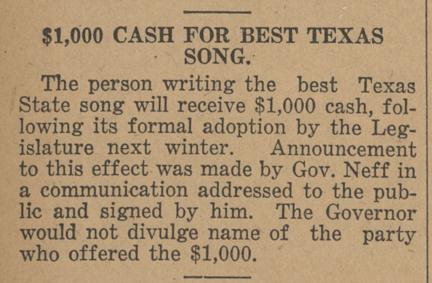 Texas, My Texas, You Deserve a New State Song Texas Monthly