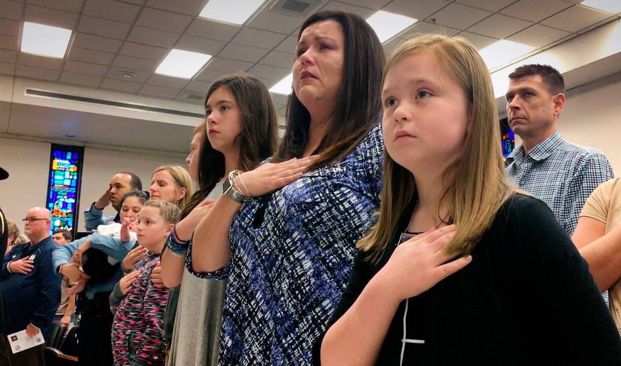 Touching ceremony marks fallen KCK police officers The State