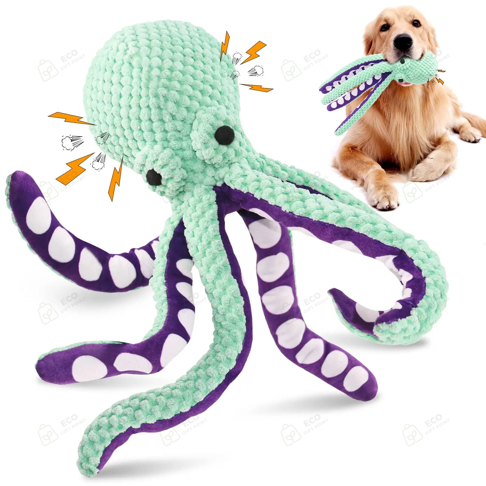 Pitbull Plush Toy Octopus Eco Gift Point