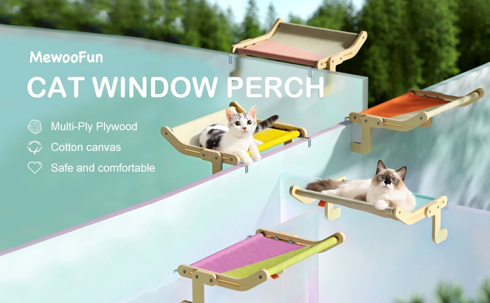 Cute Cat Window Hammocks myhousesproduct