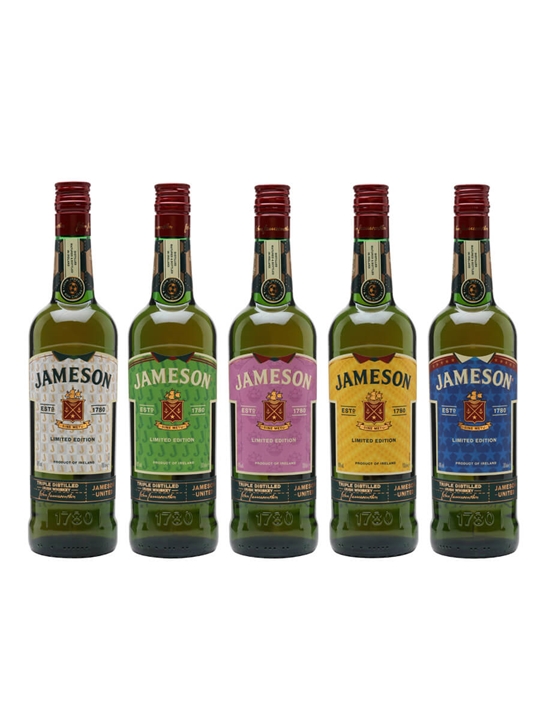 Jameson United Limited Edition Collection 5 Bottles The Whisky Exchange