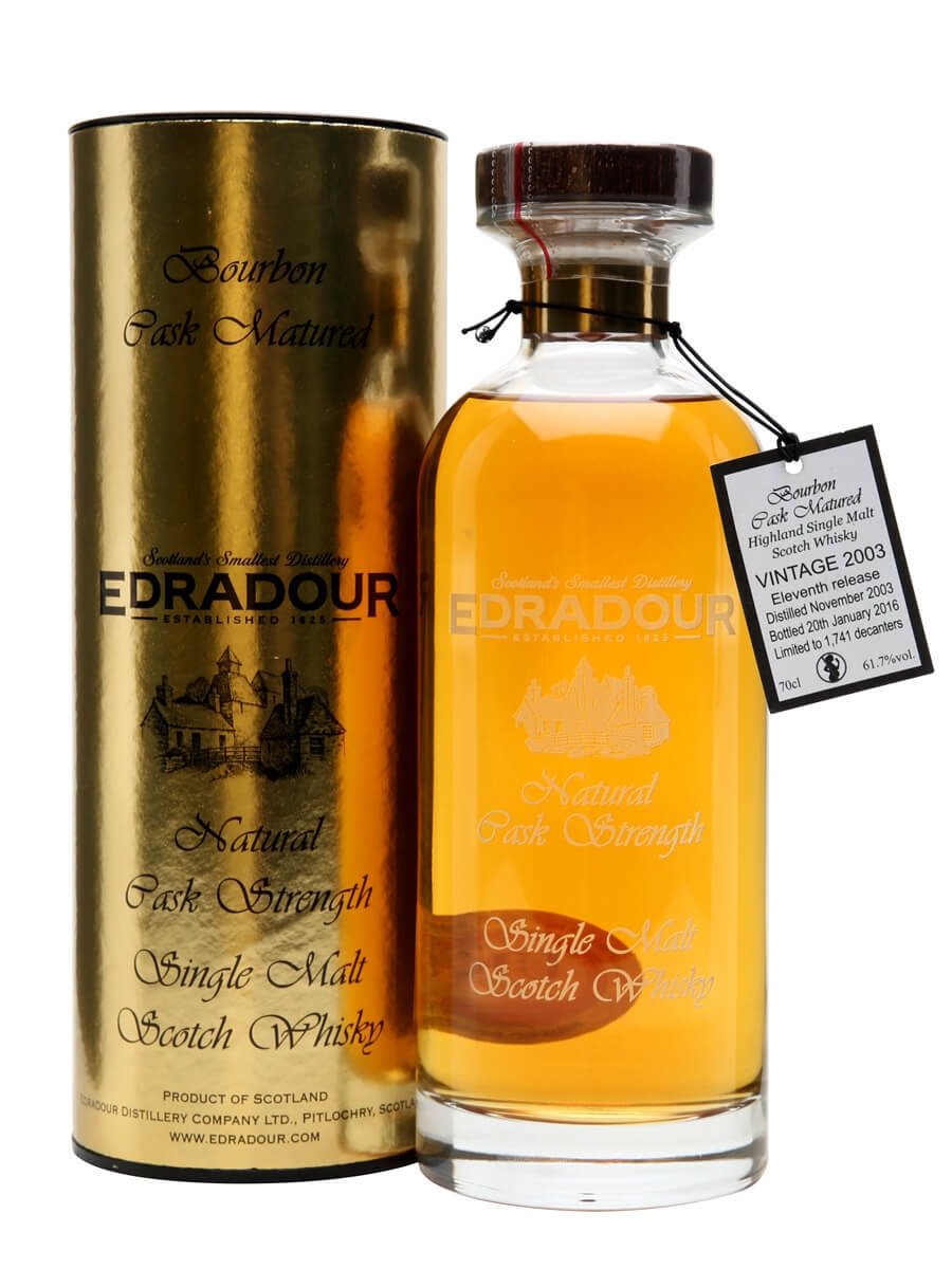 Edradour 2003 Bourbon Cask Eleventh Release Scotch Whisky The