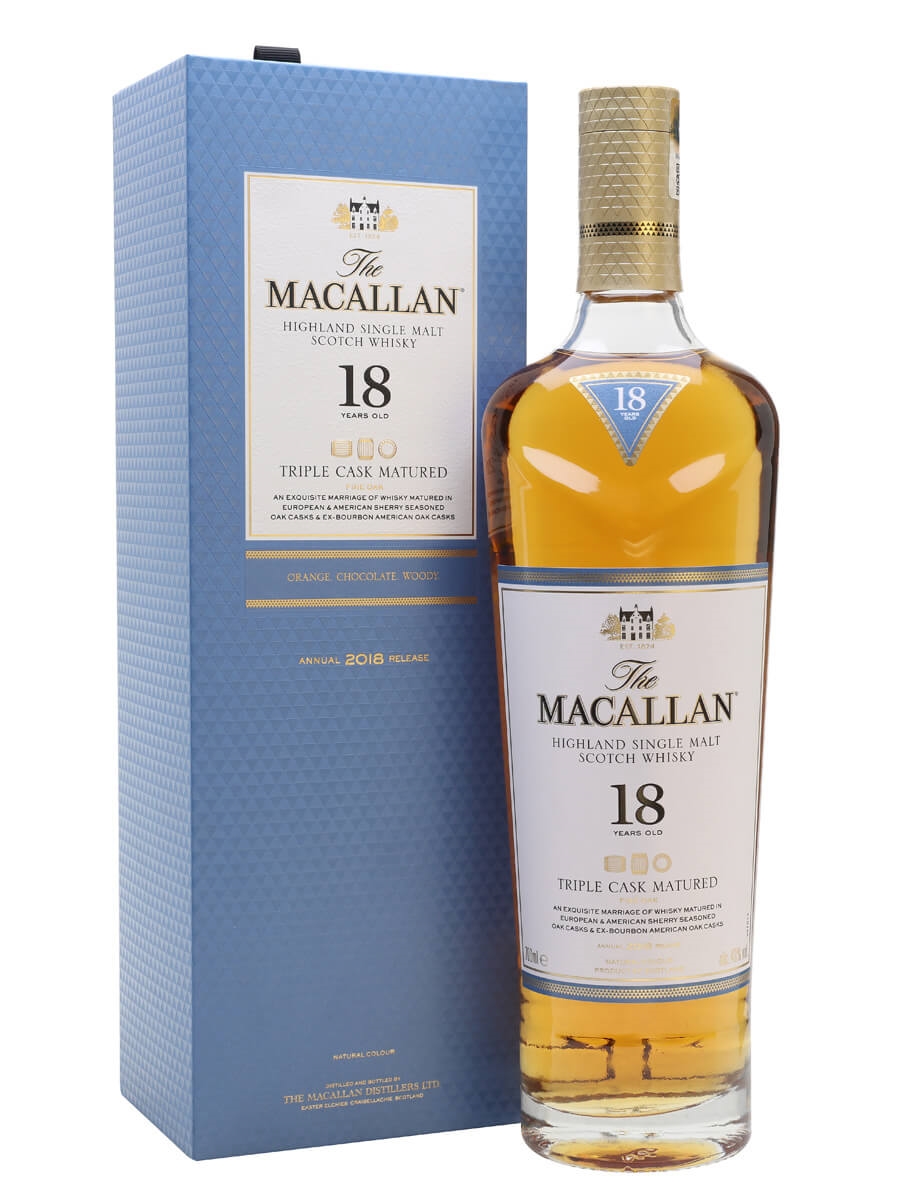 Macallan 18 Year Old Triple Cask Matured 2018 Release Scotch Whisky