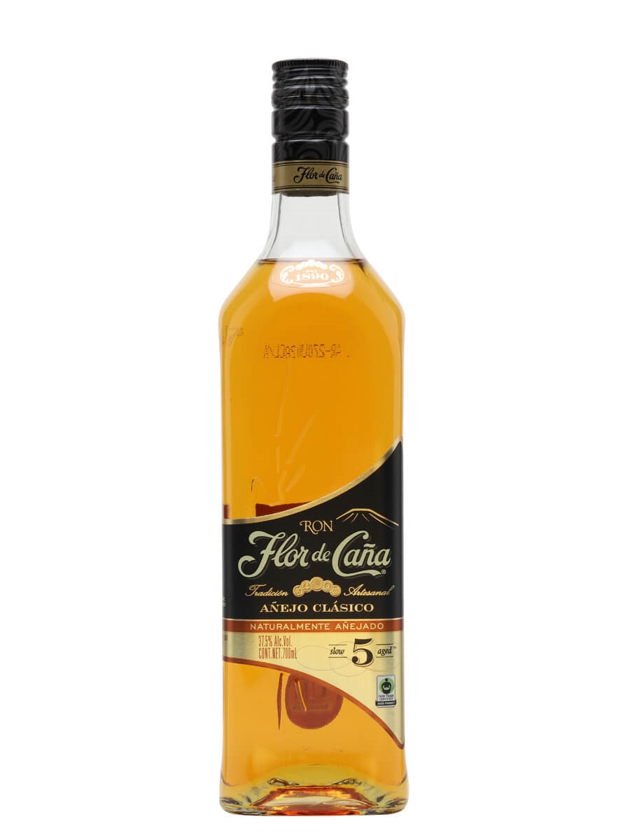 Flor de Cana 5 Year Old Black Label Rum The Whisky Exchange