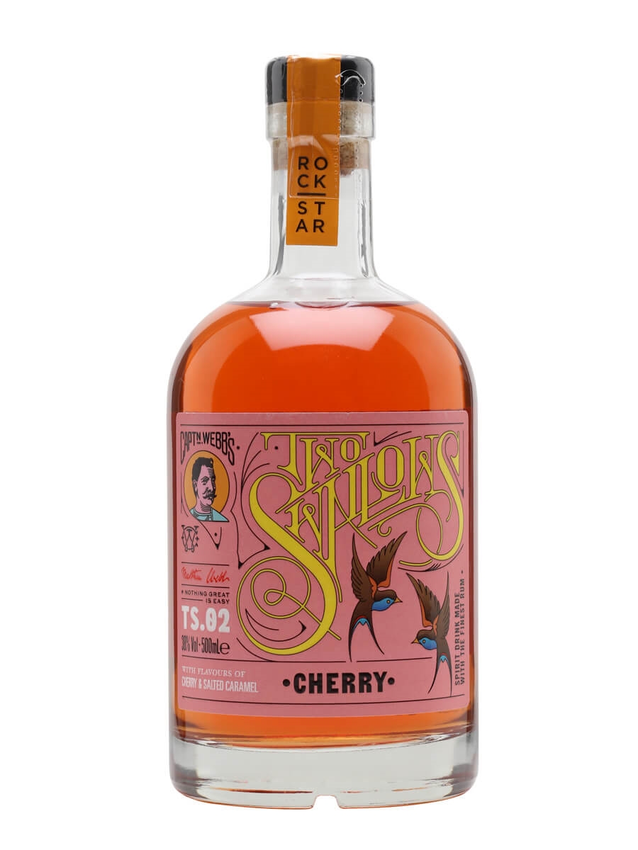 Two Swallows Cherry & Salted Caramel Spiced Rum The Whisky Exchange