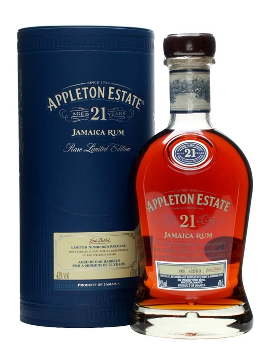 Appleton Estate 21 Year Old Rum The Whisky Exchange