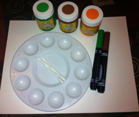 Making a Thumbprint Pumpkin Patch | ThriftyFun