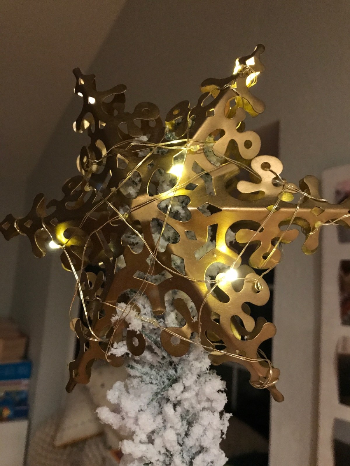 Wrap LED Starry Lights for Twinkling Star My Frugal Christmas